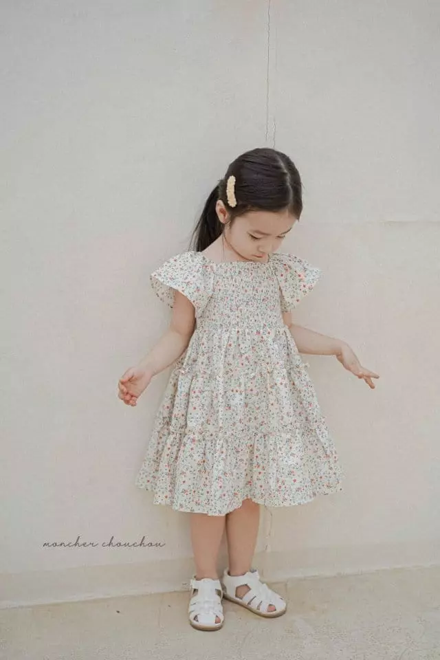 Moncher Chouchou - Korean Children Fashion - #childrensboutique - Smocked One-piece