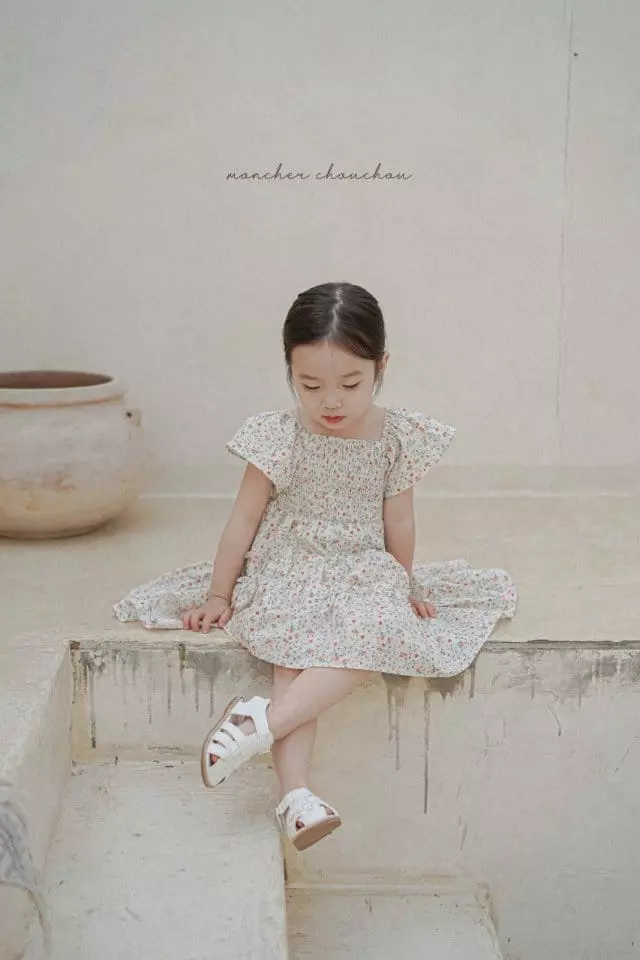 Moncher Chouchou - Korean Children Fashion - #designkidswear - Smocked One-piece - 2