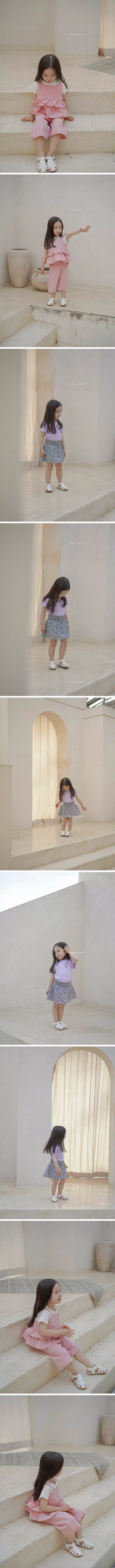 Moncher Chouchou - Korean Children Fashion - #prettylittlegirls - Rib Terry Tee