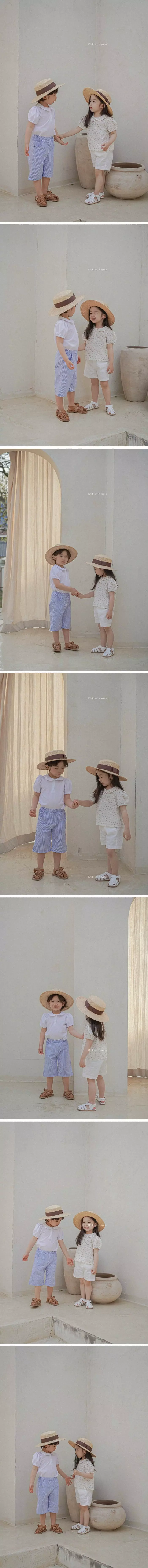 Moncher Chouchou - Korean Children Fashion - #toddlerclothing - Stand Collar Blouse