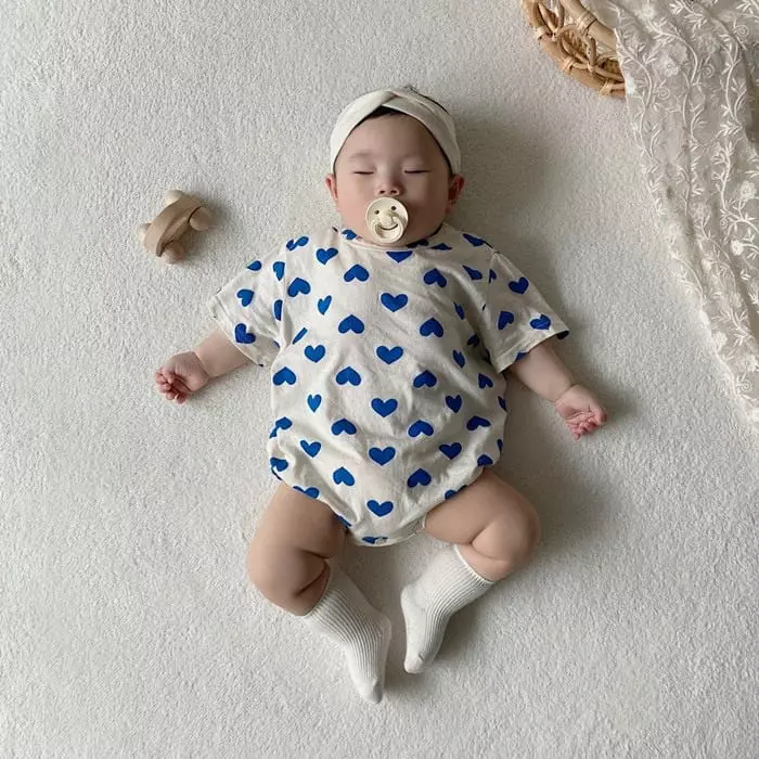Moran - Korean Baby Fashion - #babyboutique - Lover Bodysuit - 7