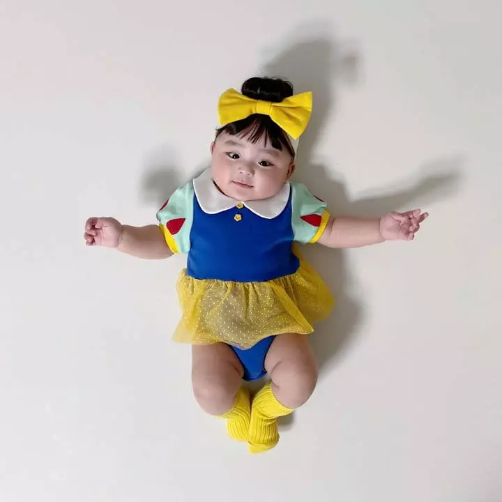 Moran - Korean Baby Fashion - #babyboutique - Princess Bodysuit with Hairband - 7