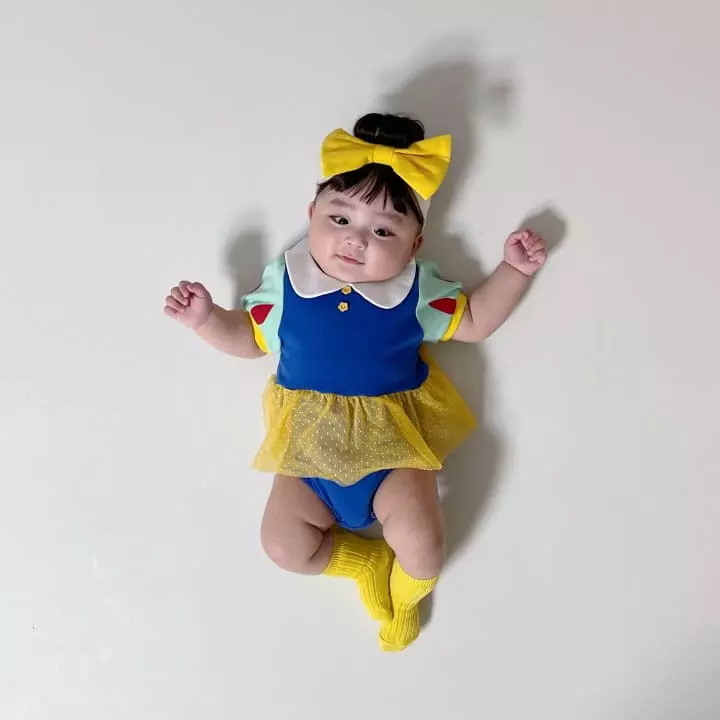 Moran - Korean Baby Fashion - #babyoutfit - Princess Bodysuit with Hairband