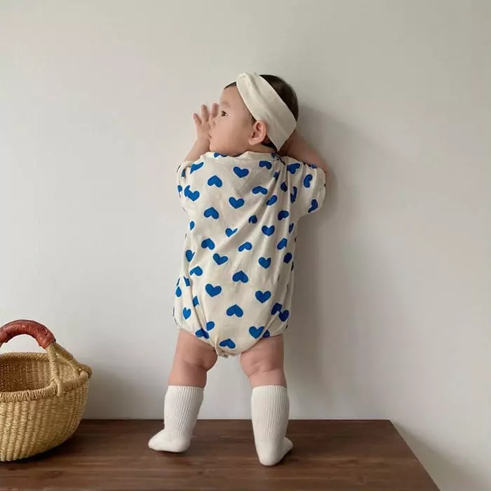 Moran - Korean Baby Fashion - #onlinebabyshop - Lover Bodysuit - 6