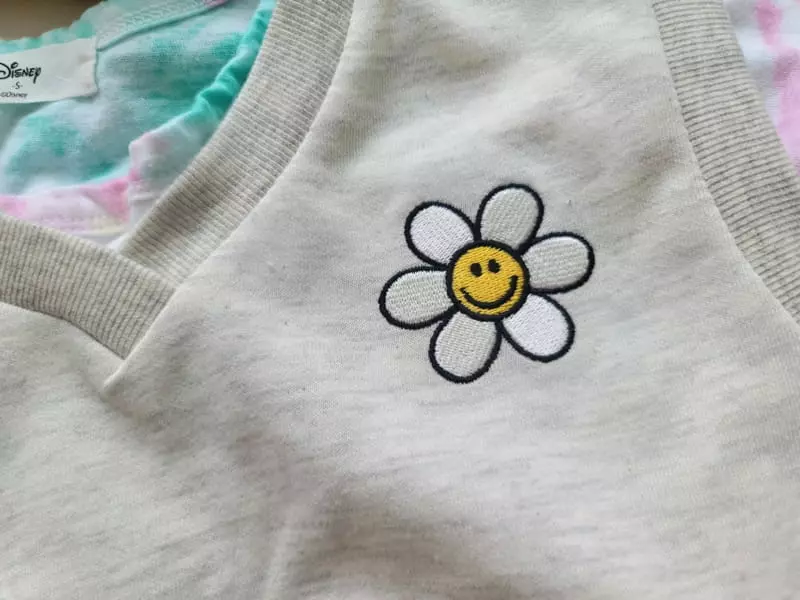 Moran - Korean Children Fashion - #childofig - Daisy Embroidery Top Bottom Set - 11