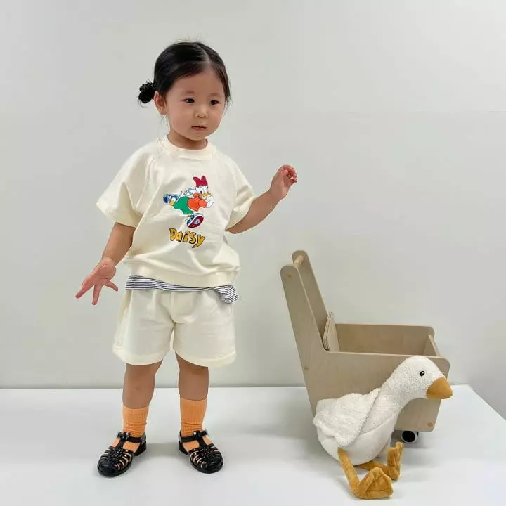 Moran - Korean Children Fashion - #kidsshorts - Field Day Top Bottom Set - 8