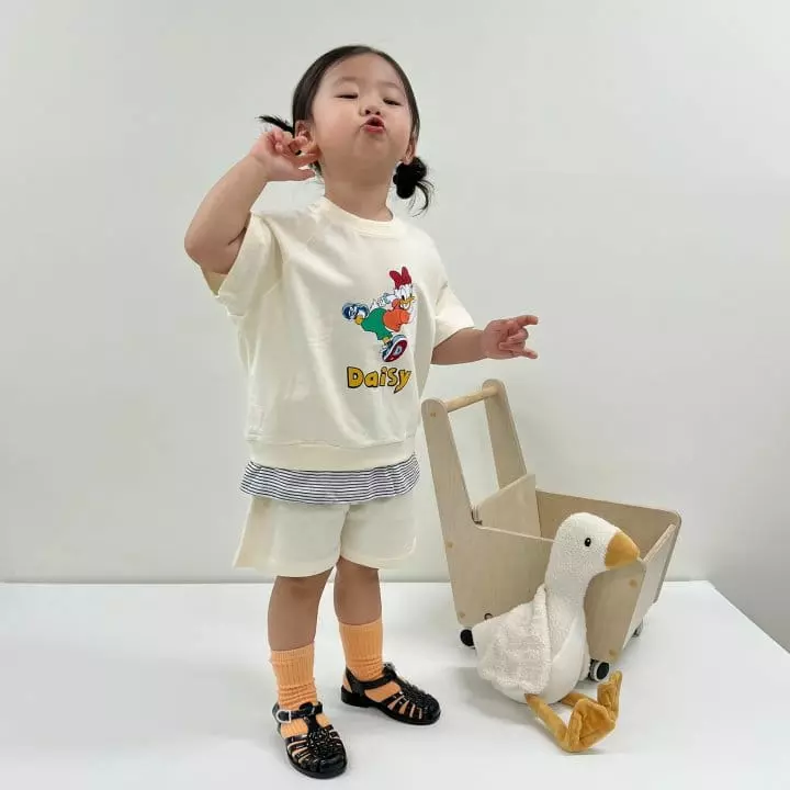 Moran - Korean Children Fashion - #toddlerclothing - Field Day Top Bottom Set