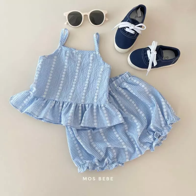 Mos Bebe - Korean Baby Fashion - #babyboutique - Bandy Top Bottom Set - 11