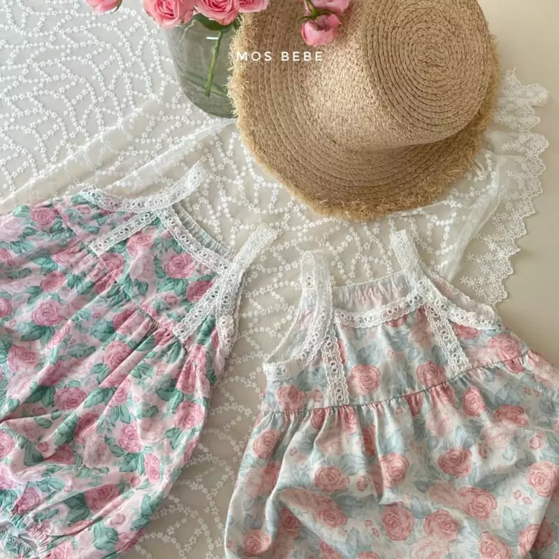 Mos Bebe - Korean Baby Fashion - #babyboutiqueclothing - Lisian Sleeveless Bodysuit - 10