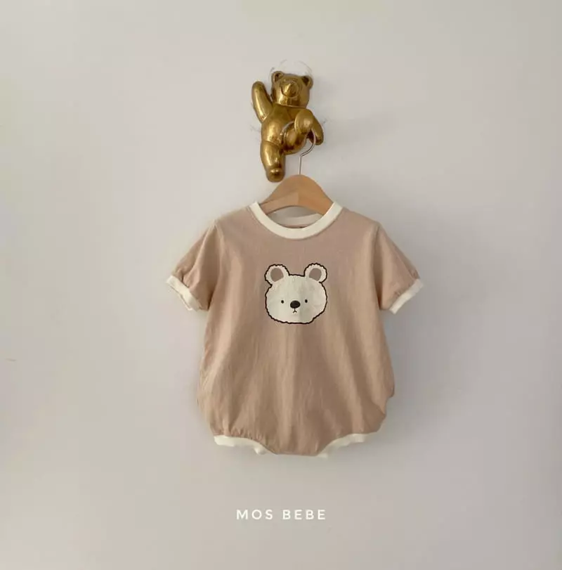 Mos Bebe - Korean Baby Fashion - #babyboutiqueclothing - Bear Color Bodysuit - 5