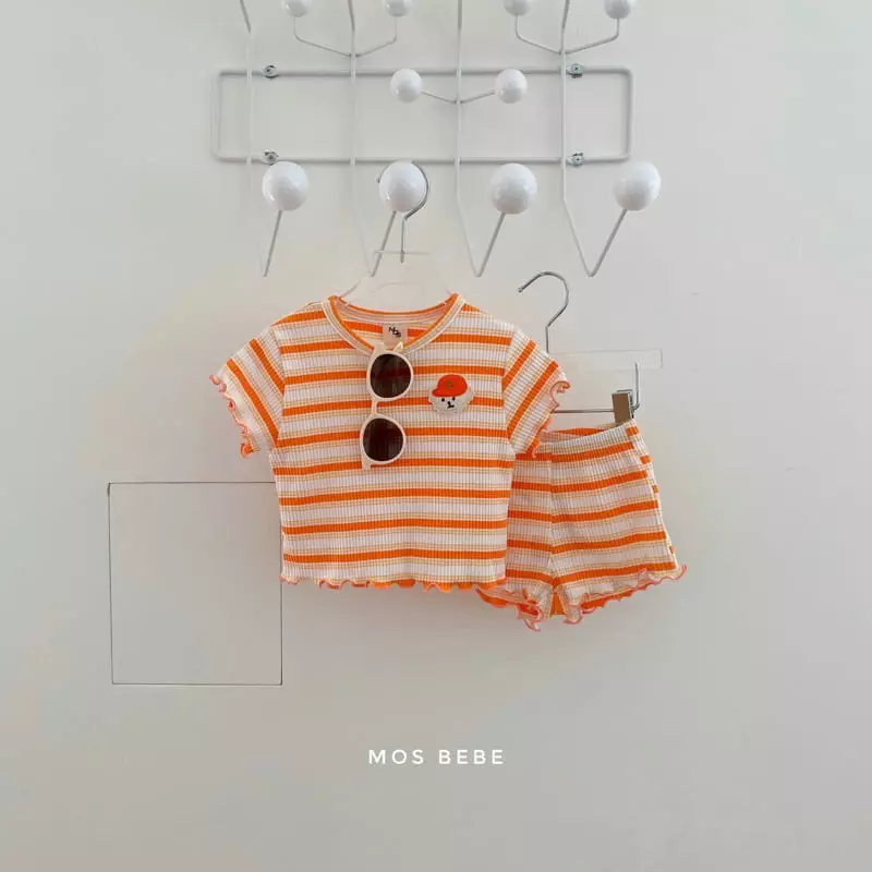 Mos Bebe - Korean Baby Fashion - #babyboutique - Puppy Top Bottom Set - 4