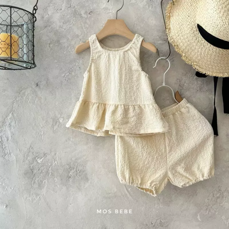 Mos Bebe - Korean Baby Fashion - #babyclothing - Momo Top Bottom Set