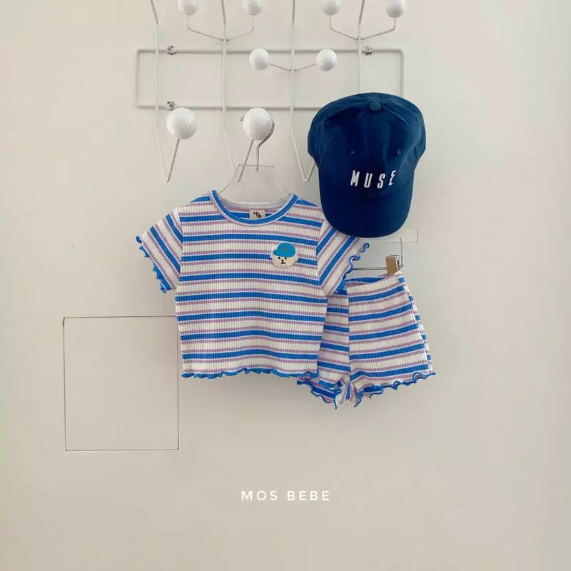 Mos Bebe - Korean Baby Fashion - #babyclothing - Puppy Top Bottom Set - 5