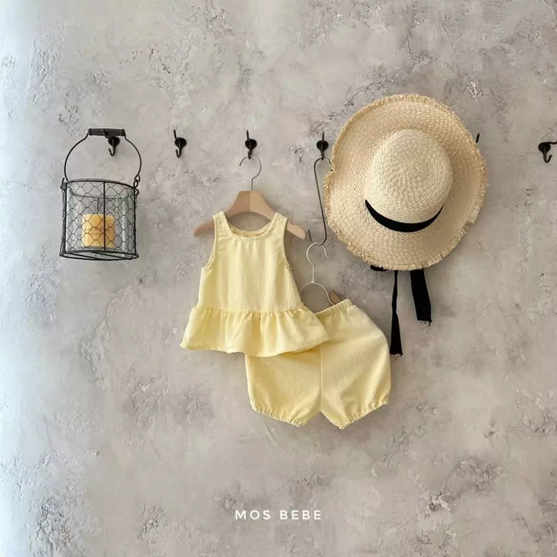 Mos Bebe - Korean Baby Fashion - #babyfashion - Momo Top Bottom Set - 2