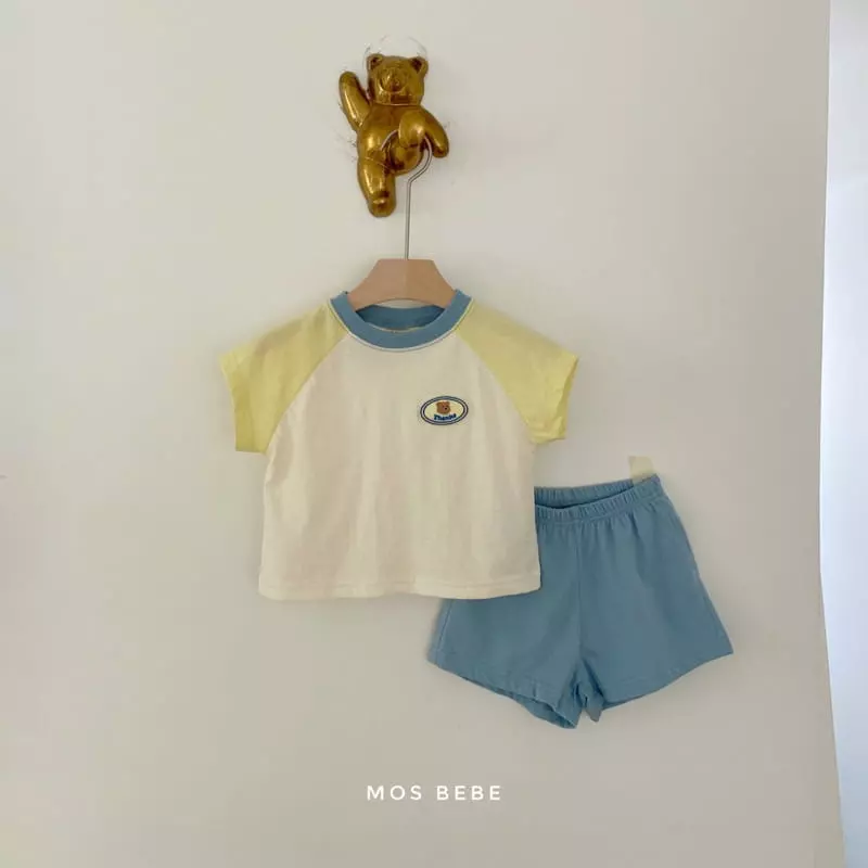Mos Bebe - Korean Baby Fashion - #babyfever - Candic Top Bottom Set - 6