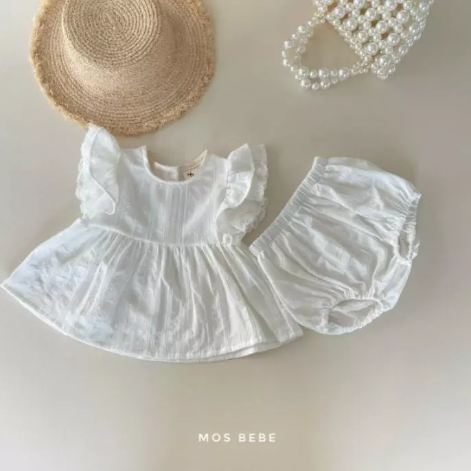 Mos Bebe - Korean Baby Fashion - #babyfever - Terry Blouse Set