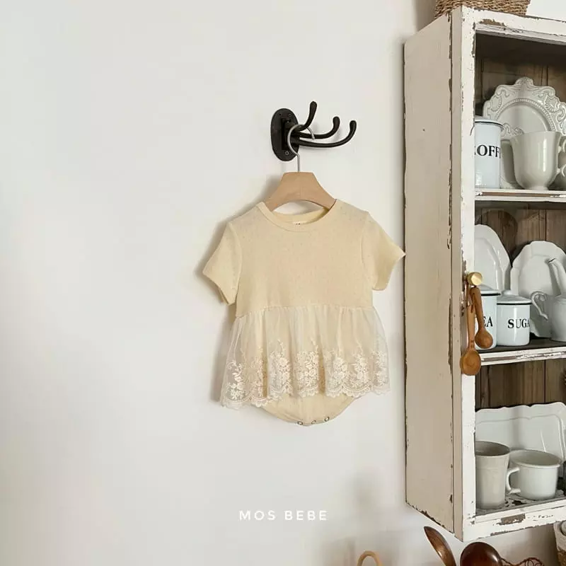 Mos Bebe - Korean Baby Fashion - #babygirlfashion - Blooming Bodysuit - 6