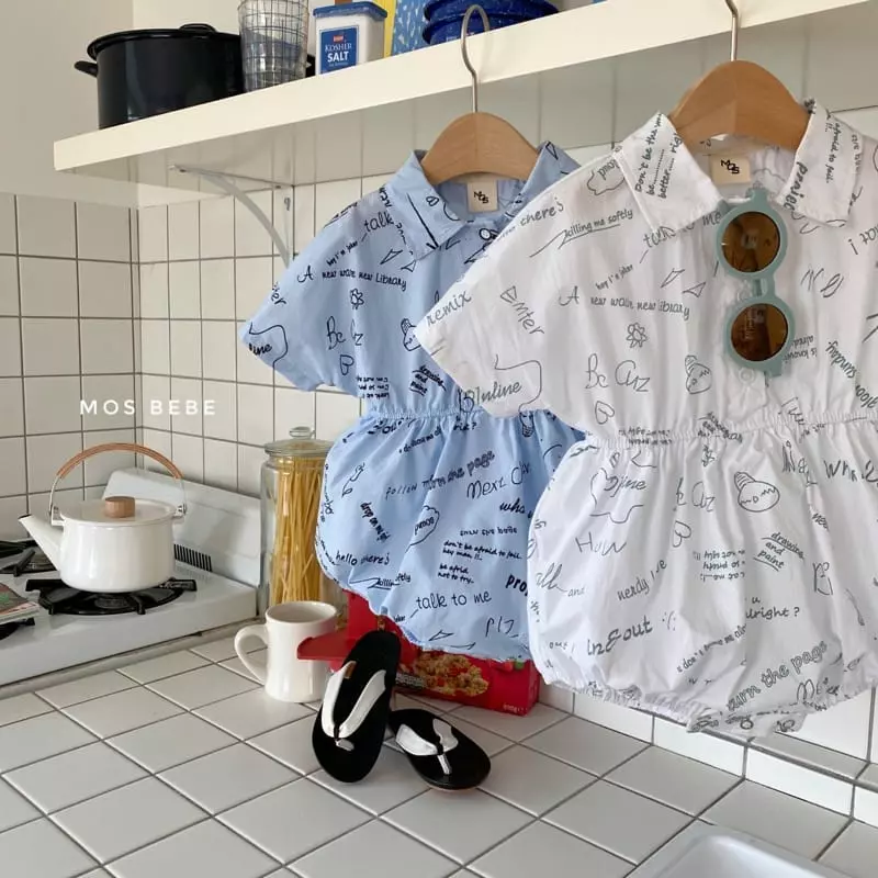 Mos Bebe - Korean Baby Fashion - #babylifestyle - Sketch Collatr Bodysuit