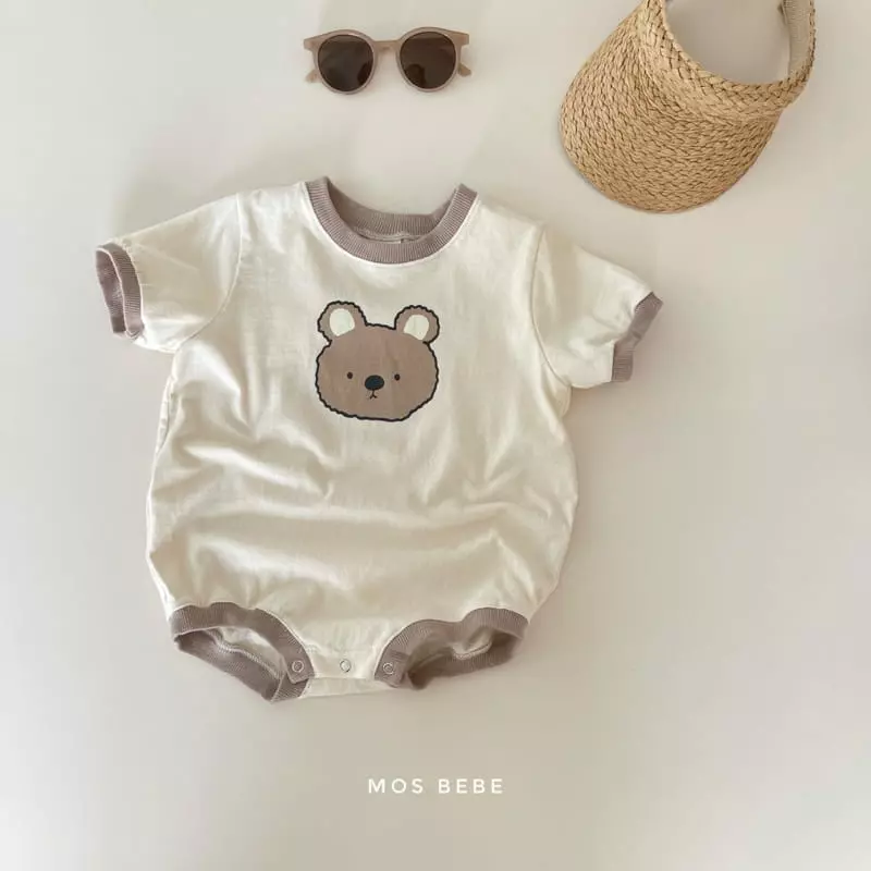 Mos Bebe - Korean Baby Fashion - #babylifestyle - Bear Color Bodysuit - 10