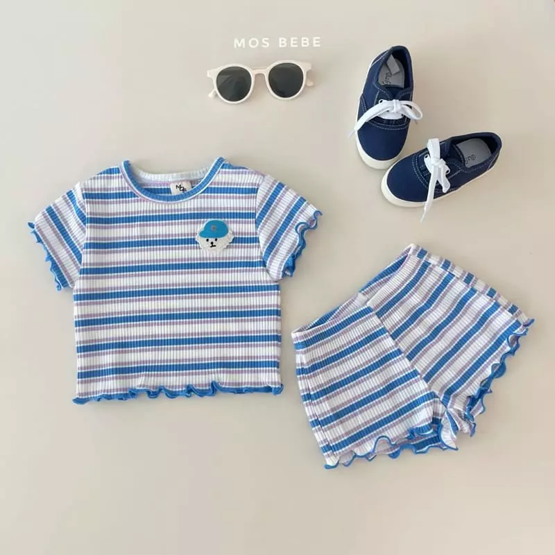 Mos Bebe - Korean Baby Fashion - #babylifestyle - Puppy Top Bottom Set - 9