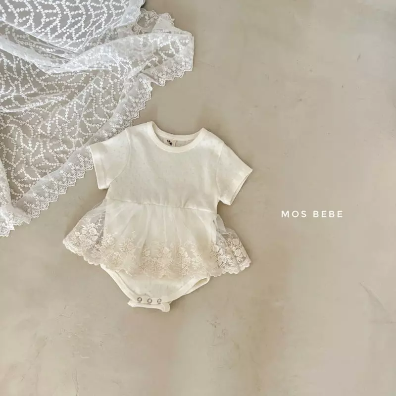 Mos Bebe - Korean Baby Fashion - #babyoninstagram - Blooming Bodysuit - 8