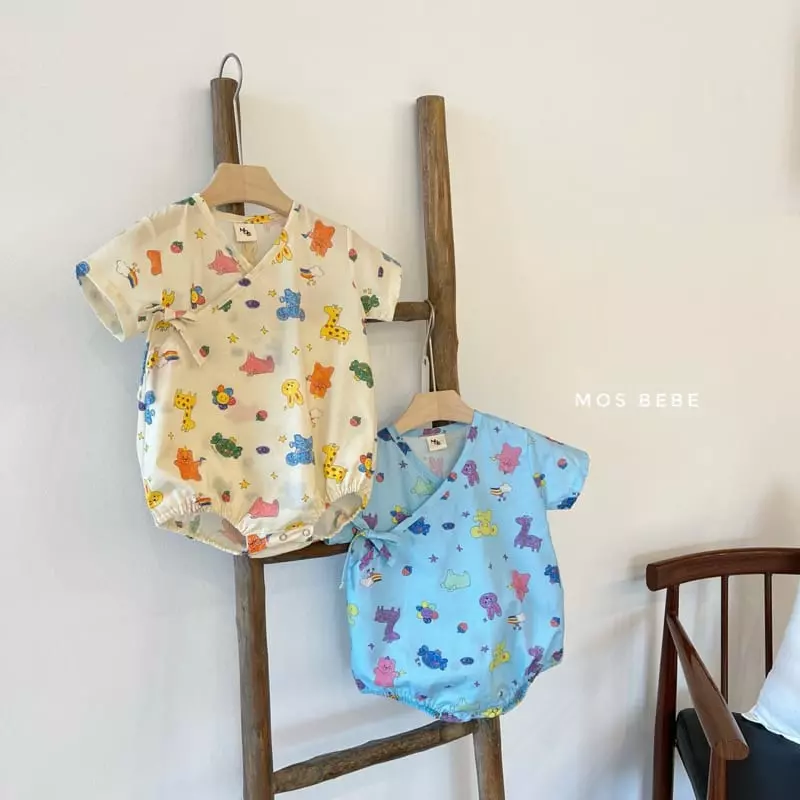 Mos Bebe - Korean Baby Fashion - #babyoninstagram - Crayon Bodysuit - 3