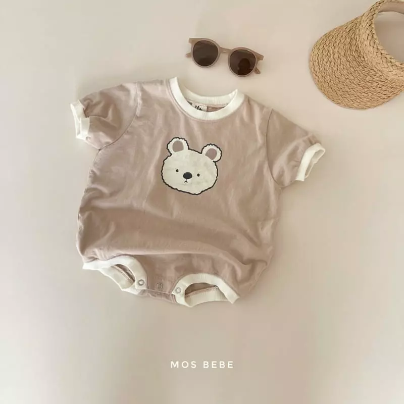 Mos Bebe - Korean Baby Fashion - #babyoninstagram - Bear Color Bodysuit - 11