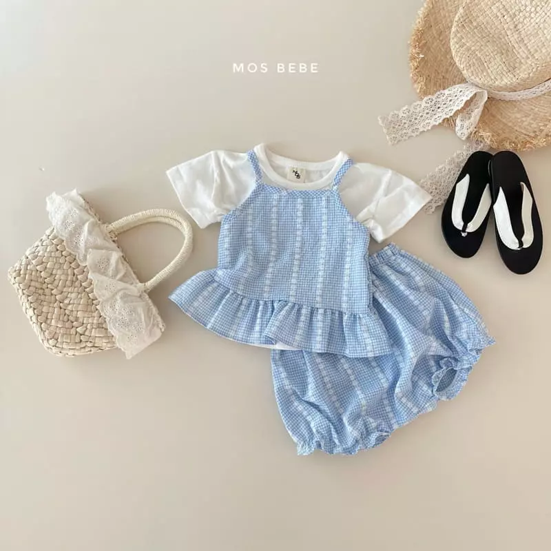 Mos Bebe - Korean Baby Fashion - #babyootd - Bandy Top Bottom Set - 5