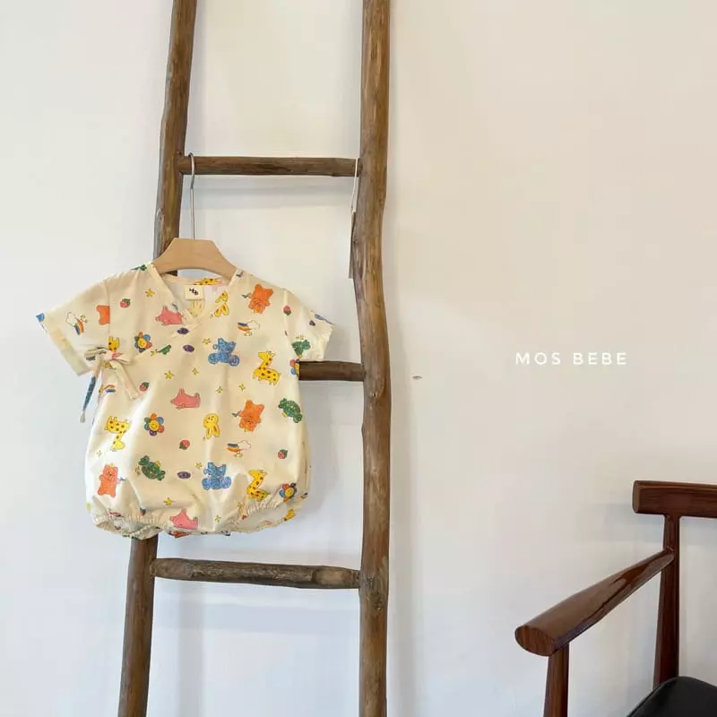 Mos Bebe - Korean Baby Fashion - #babyoninstagram - Crayon Bodysuit - 4