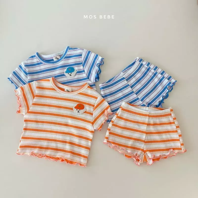 Mos Bebe - Korean Baby Fashion - #babyootd - Puppy Top Bottom Set - 11