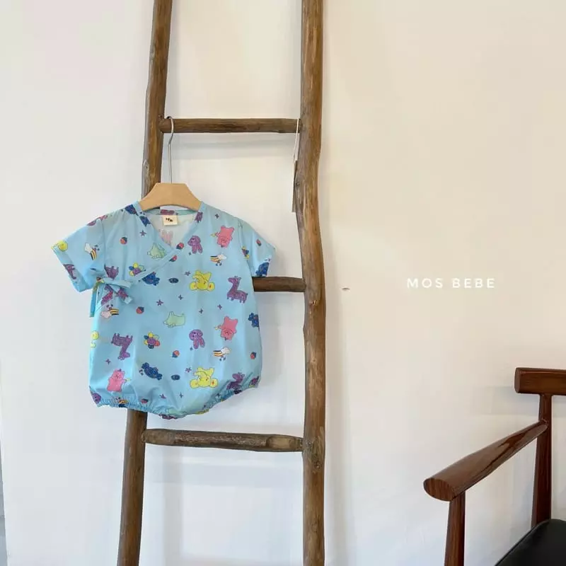 Mos Bebe - Korean Baby Fashion - #babyoutfit - Crayon Bodysuit - 5