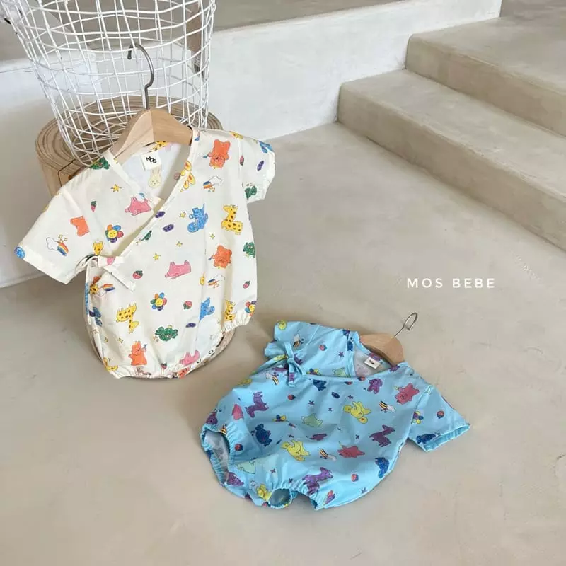 Mos Bebe - Korean Baby Fashion - #babyoutfit - Crayon Bodysuit - 6