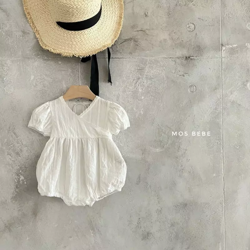 Mos Bebe - Korean Baby Fashion - #babyoutfit - Rinkle Bodysuit - 2