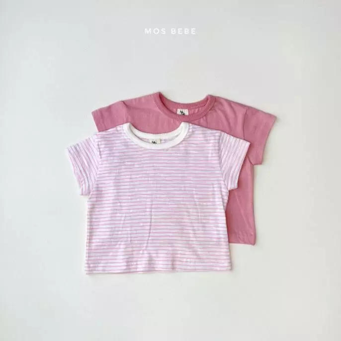 Mos Bebe - Korean Baby Fashion - #babyoutfit - Summer 1+1 Tee - 5