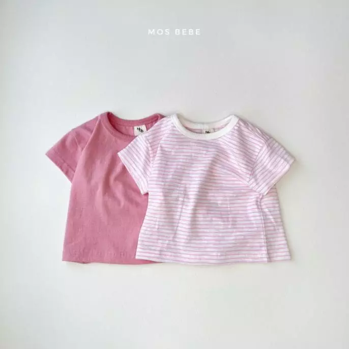 Mos Bebe - Korean Baby Fashion - #babyoutfit - Summer 1+1 Tee - 6