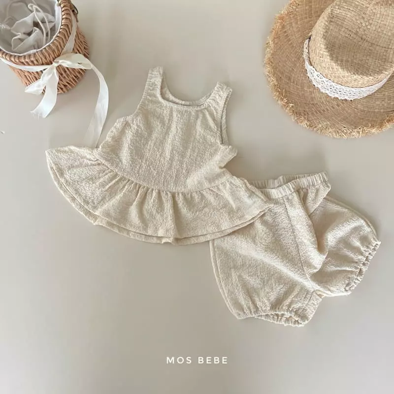 Mos Bebe - Korean Baby Fashion - #onlinebabyboutique - Momo Top Bottom Set - 11