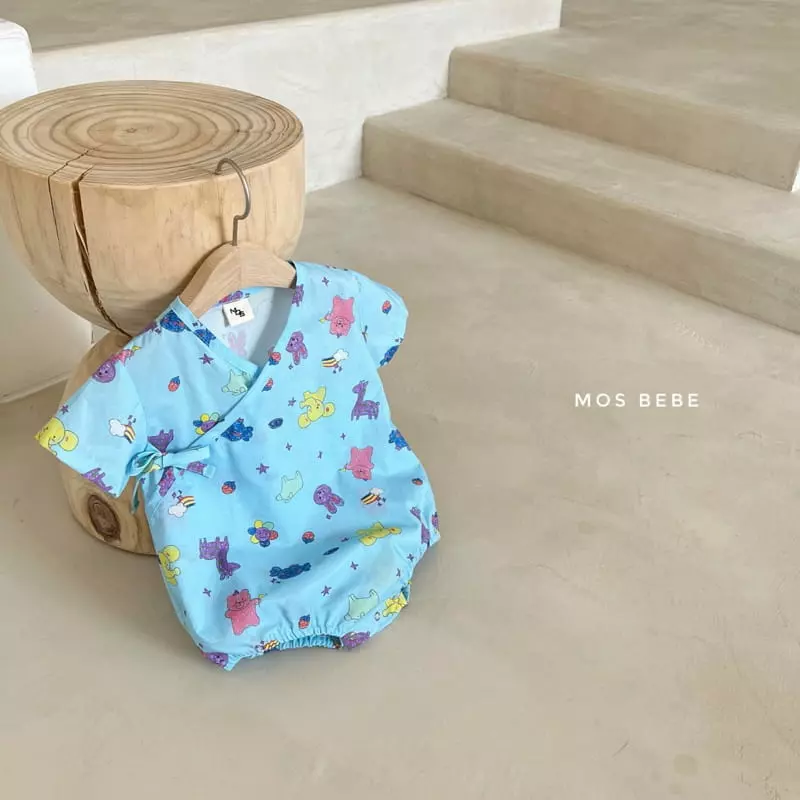 Mos Bebe - Korean Baby Fashion - #onlinebabyboutique - Crayon Bodysuit - 8