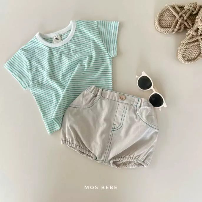 Mos Bebe - Korean Baby Fashion - #onlinebabyboutique - Button Bloomer - 6