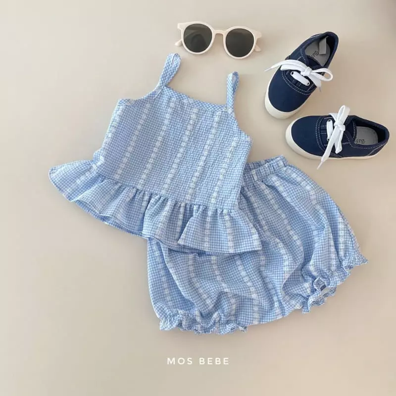 Mos Bebe - Korean Baby Fashion - #onlinebabyshop - Bandy Top Bottom Set - 10