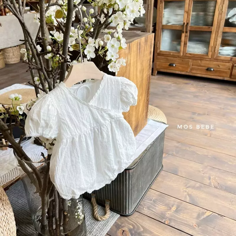 Mos Bebe - Korean Baby Fashion - #onlinebabyshop - Rinkle Bodysuit - 6