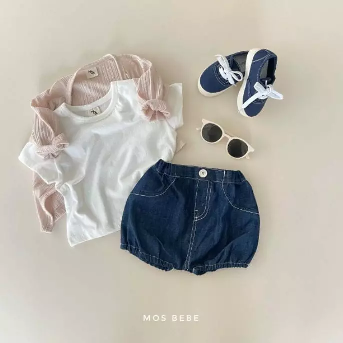 Mos Bebe - Korean Baby Fashion - #smilingbaby - Button Bloomer - 8