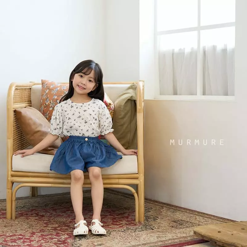 Murmure - Korean Children Fashion - #minifashionista - Eyelet Blouse