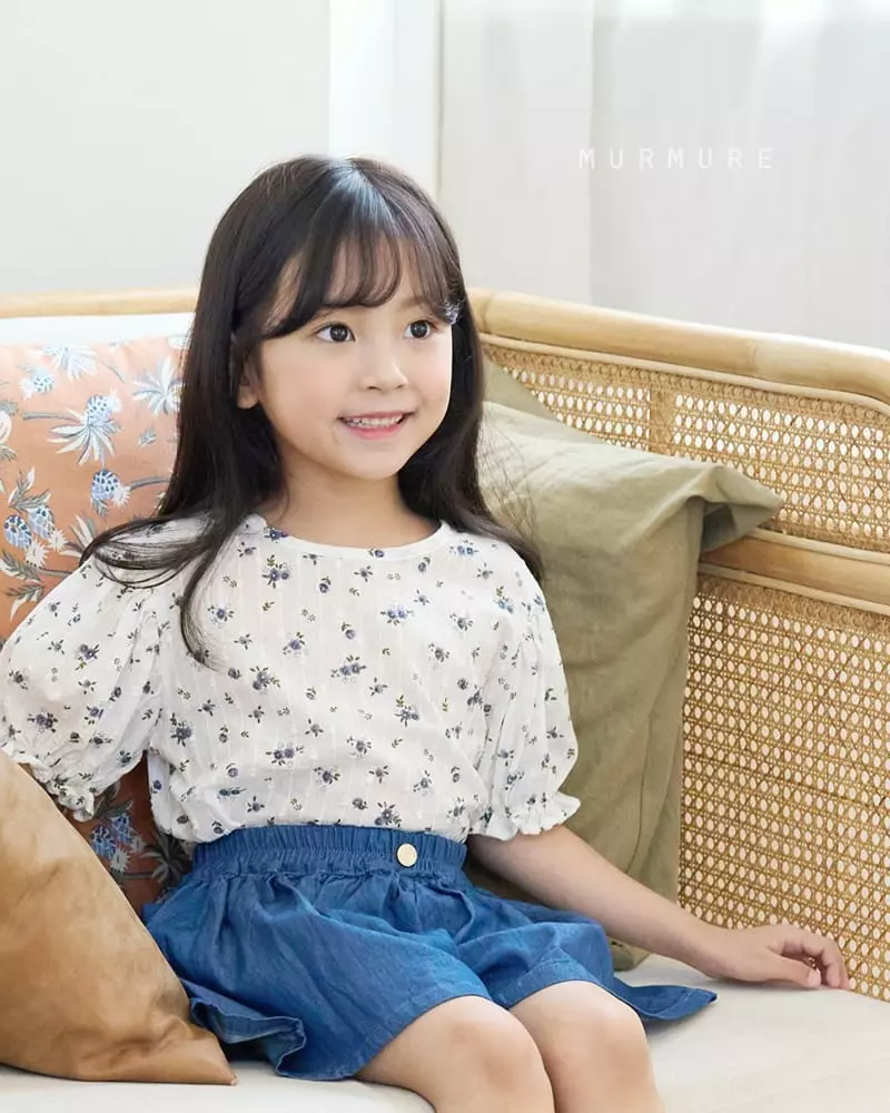 Murmure - Korean Children Fashion - #stylishchildhood - Eyelet Blouse - 5