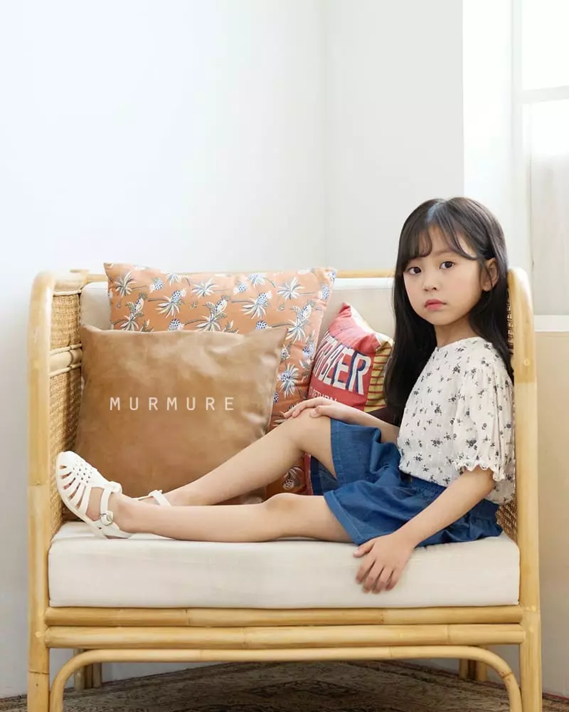 Murmure - Korean Children Fashion - #todddlerfashion - Eyelet Blouse - 4