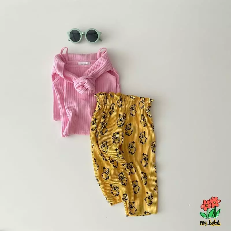 My Bebe - Korean Children Fashion - #Kfashion4kids - Pleats Pants - 8
