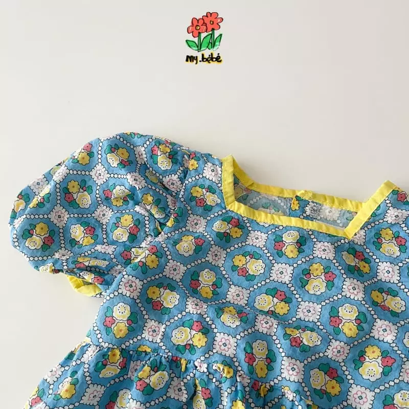 My Bebe - Korean Children Fashion - #childofig - Piping One-piece - 7