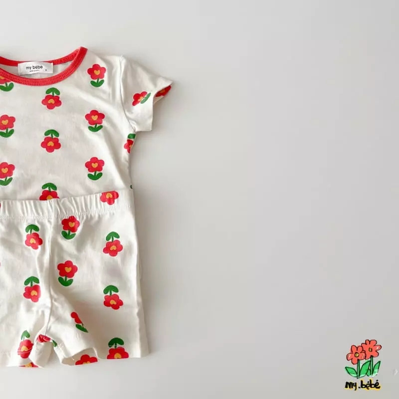 My Bebe - Korean Children Fashion - #childrensboutique - Short Sleeves Easywear - 11