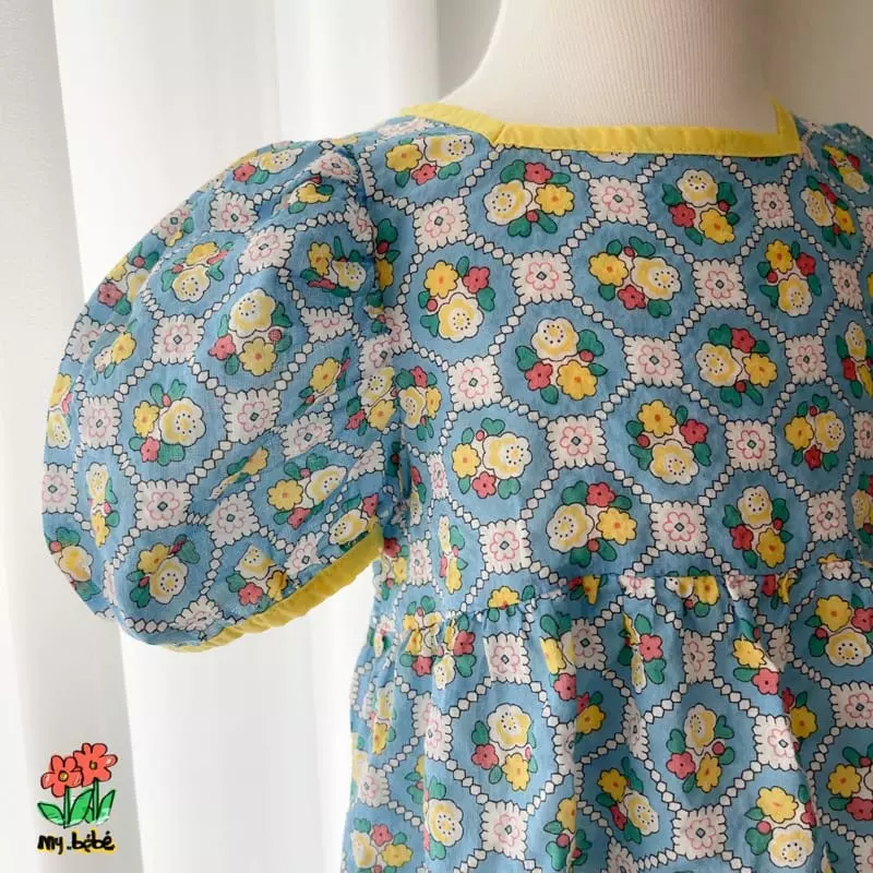 My Bebe - Korean Children Fashion - #childrensboutique - Piping One-piece - 8