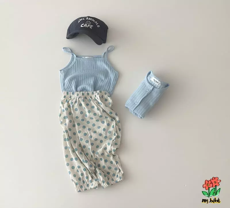 My Bebe - Korean Children Fashion - #childrensboutique - Single Jogger Pantsw - 2