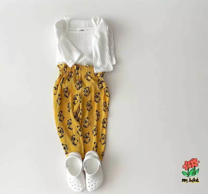 My Bebe - Korean Children Fashion - #designkidswear - Pleats Pants - 2